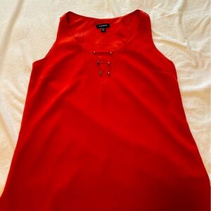 Le Chateau dressy women’s tank, size Med in a rich orange colour.